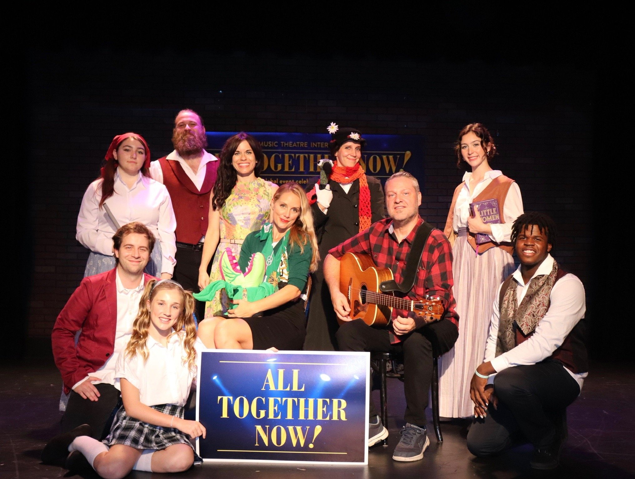 Image from our recent production of MTI's All Together Now!