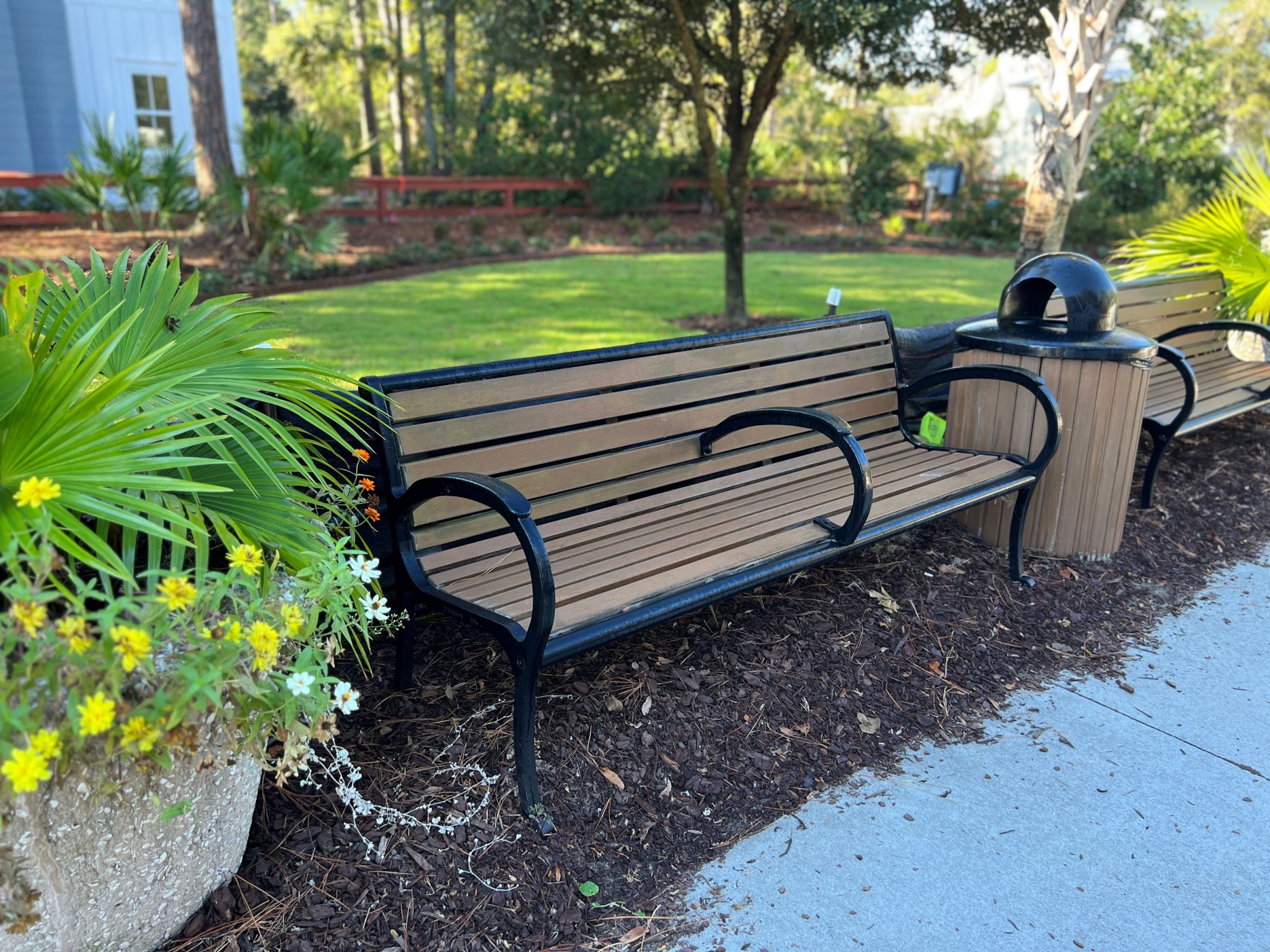 park bench